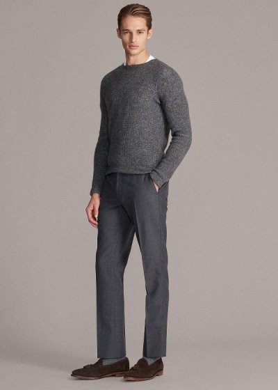 Men's Ralph Lauren Gregory Wool Trousers | 795031QHG